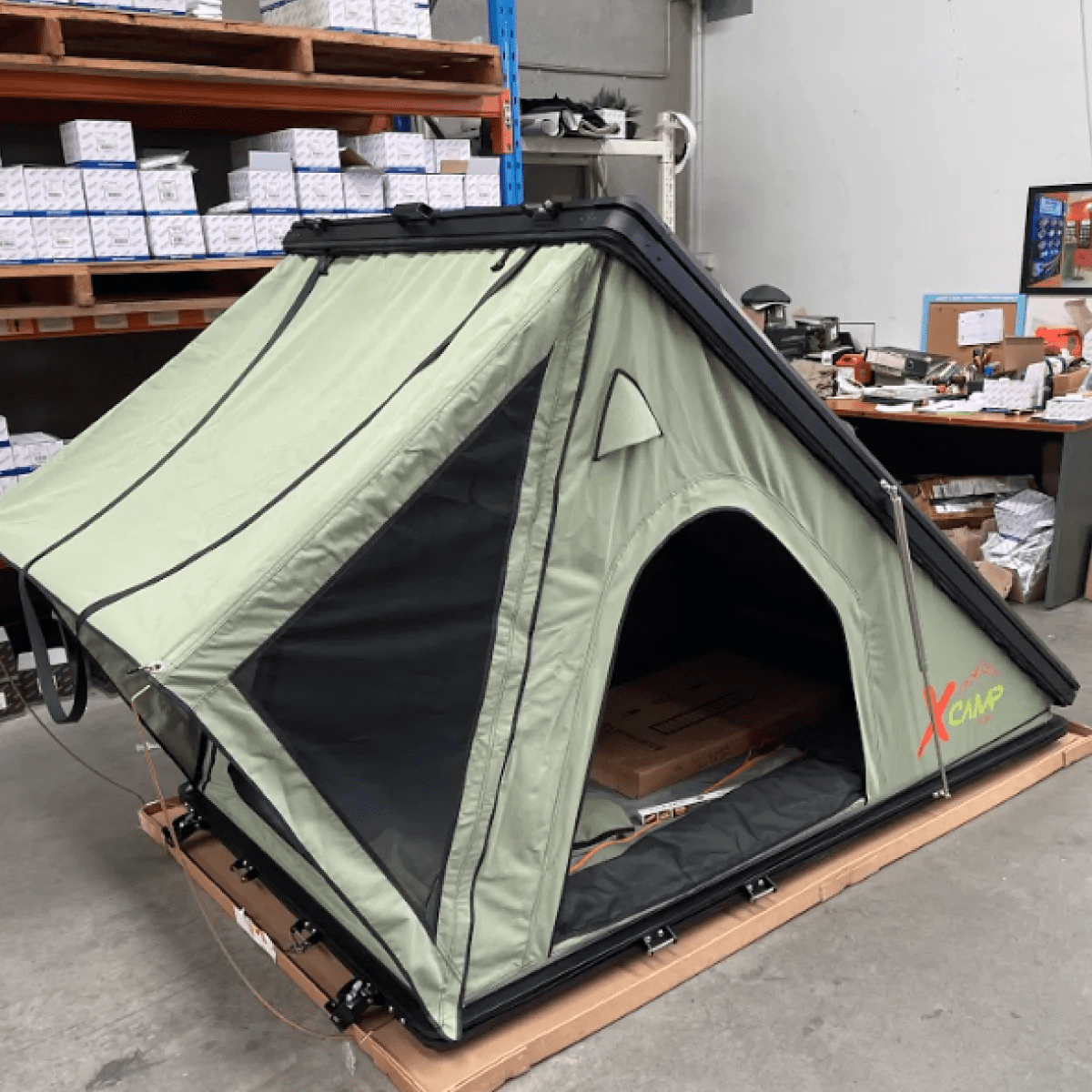 Xcamp cx250 Hard Shell Rooftop - Army Green